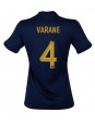 Billige Frankrike Raphael Varane #4 Hjemmedrakt Dame VM 2022 Kortermet